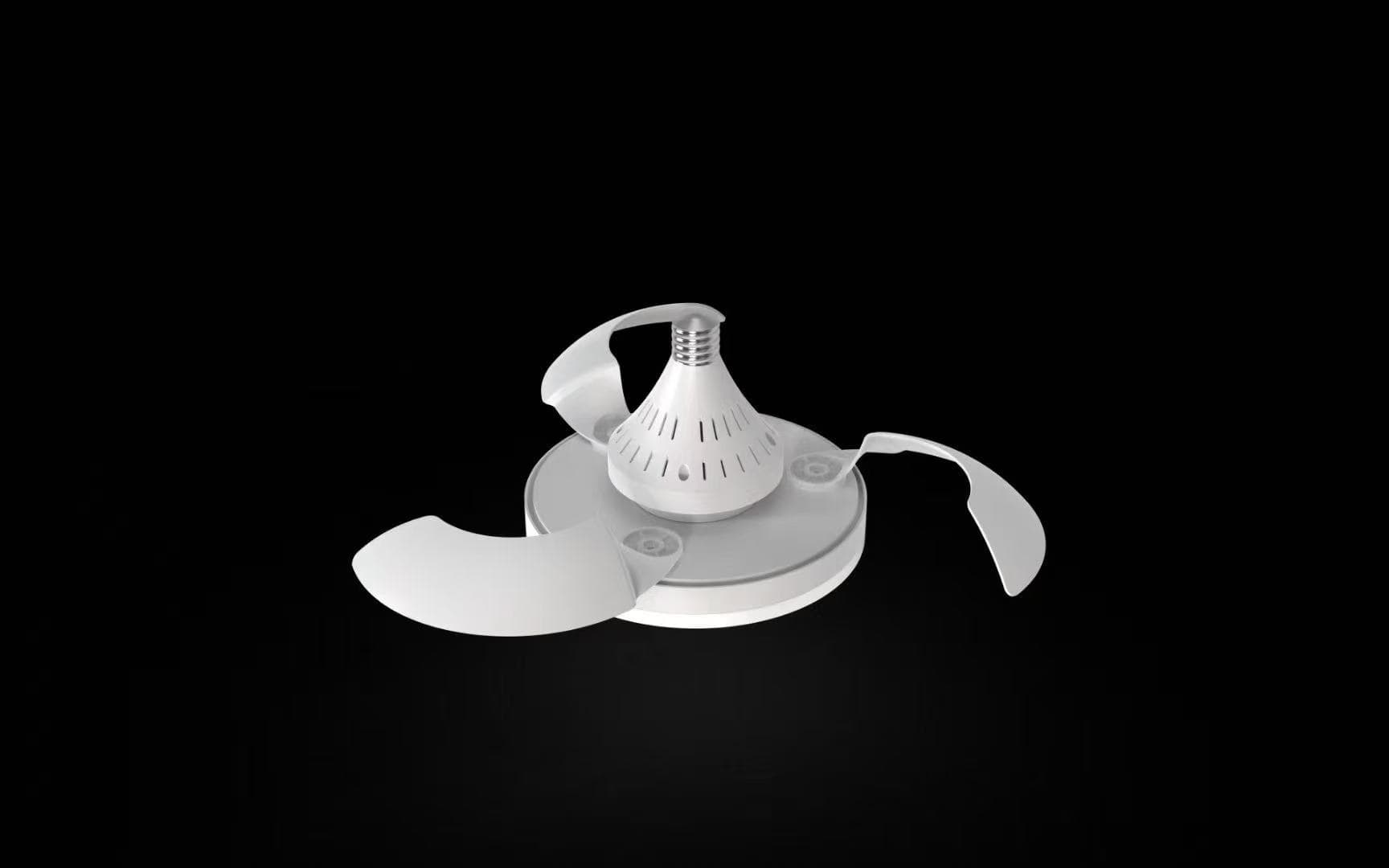 Φως ανεμιστήρα UFO, ανεμιστήρας οροφής ελαφρού φωτός, 3 χρώματα 3000K-6500K